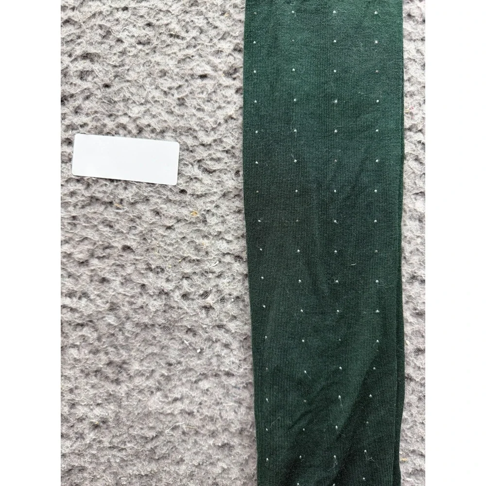 NWT Ermenegildo Zegna Lightspeed Pois Knee Sock Spruce One Size Unisex